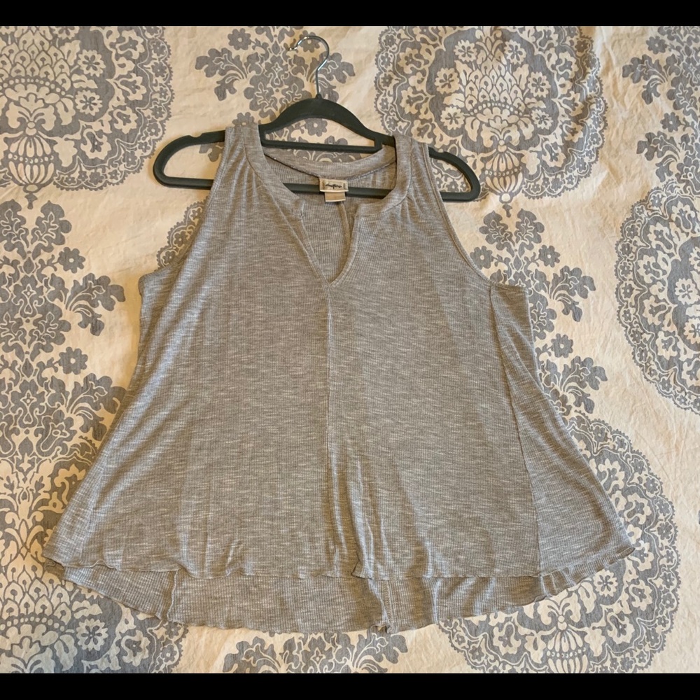 Gray Buckle Tank